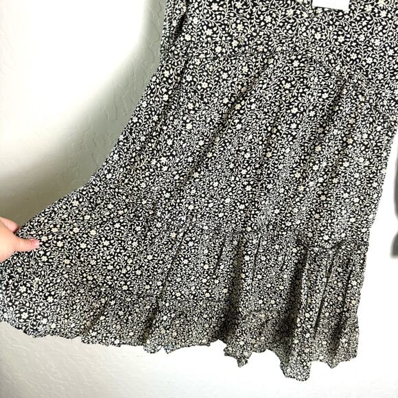 Joie Adanson Caviar Bleached Sand Floral Mini Cotton Dress 10 NWT - Picture 7 of 13